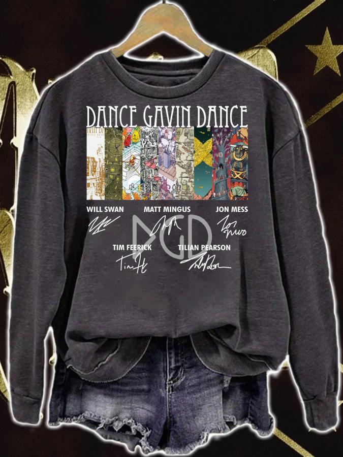 Dance Gavin Dance Will Swan Matt Mingus Jon Mess Signatures t-shirt sweatshirt
