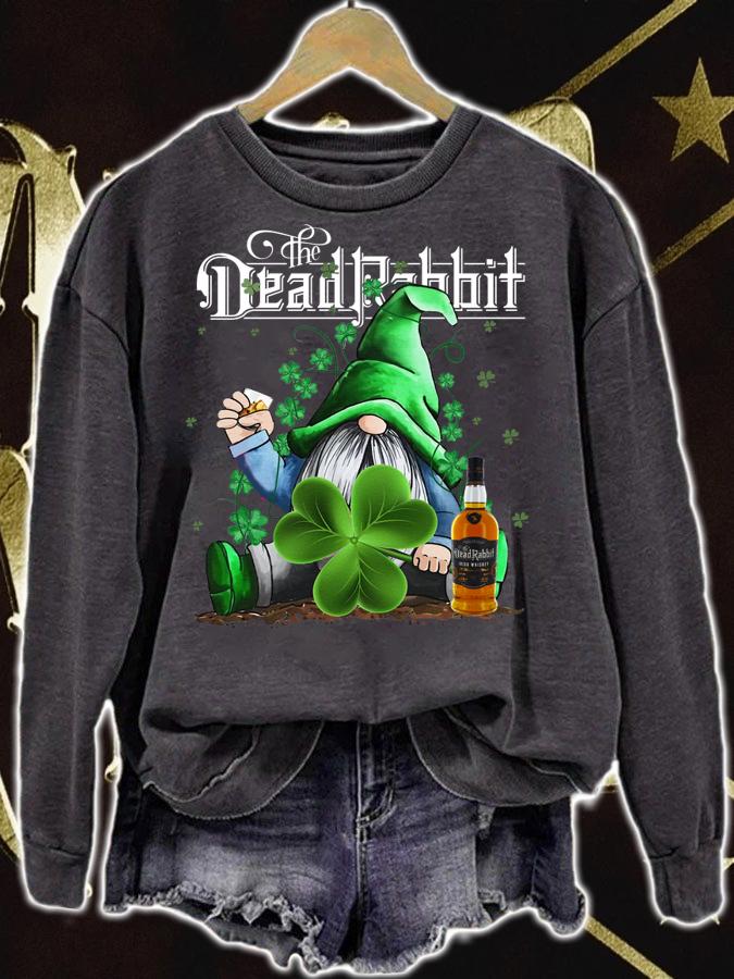 Gnome The Dead Rabbit Irish Whiskey St. Patrick's day t-shirt sweatshirt