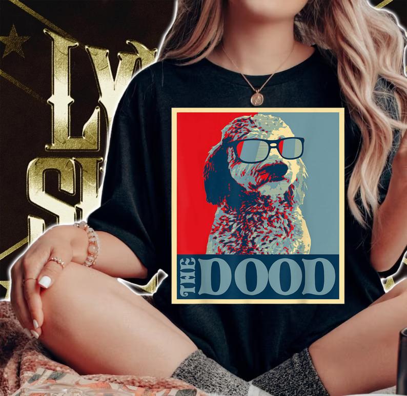 Official Goldendoodle The Dood t-shirt woman shirt