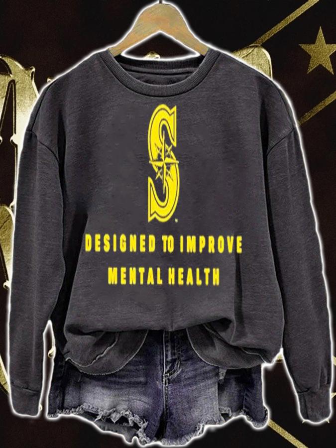 Designed To Improve Mental Health t-shirt sweatshirt