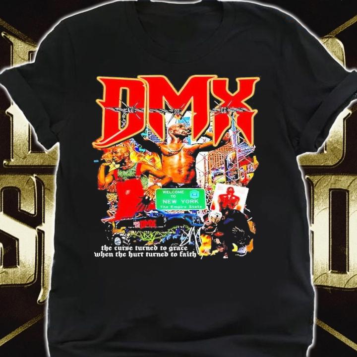 DMX the curse turned to grace graphic t-shirt shirt
