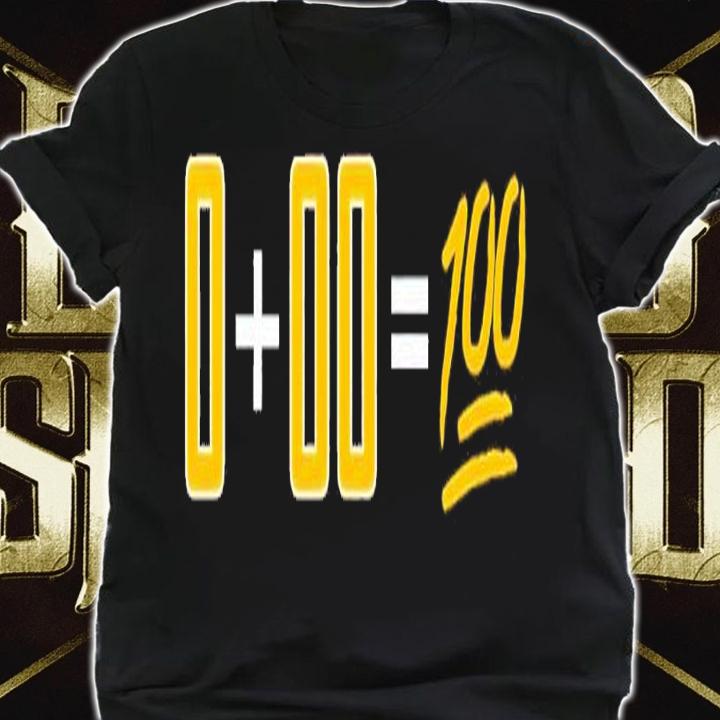 0+00=100 shirt t-shirt shirt