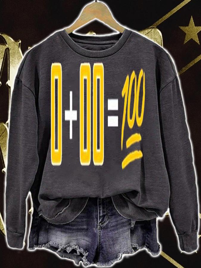 0+00=100 shirt t-shirt sweatshirt