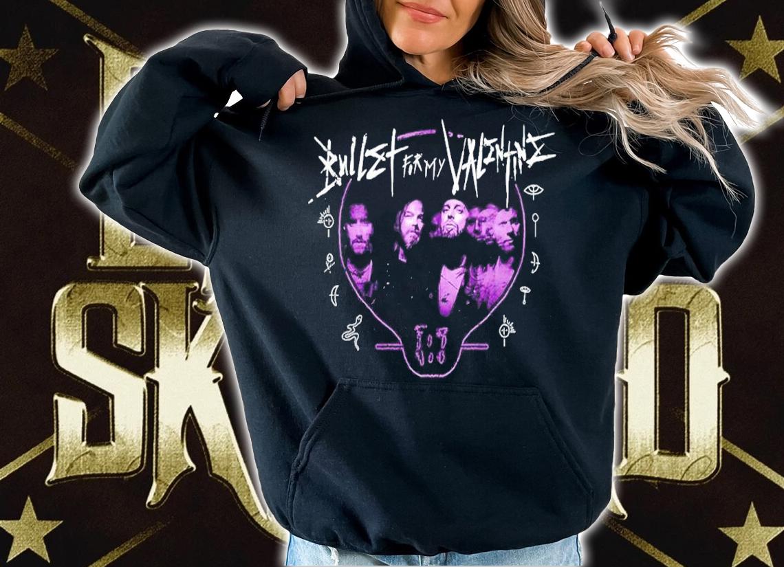 Band Purple Photo Dateback Bullet For My Valentine Shirt t-shirt hoodie