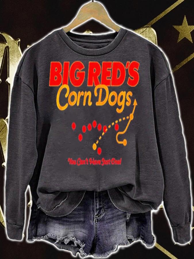 Big Red's Corn Dogs You Can't Have Just One Kansas City Chiefs Shirt t-shirt sweatshirt