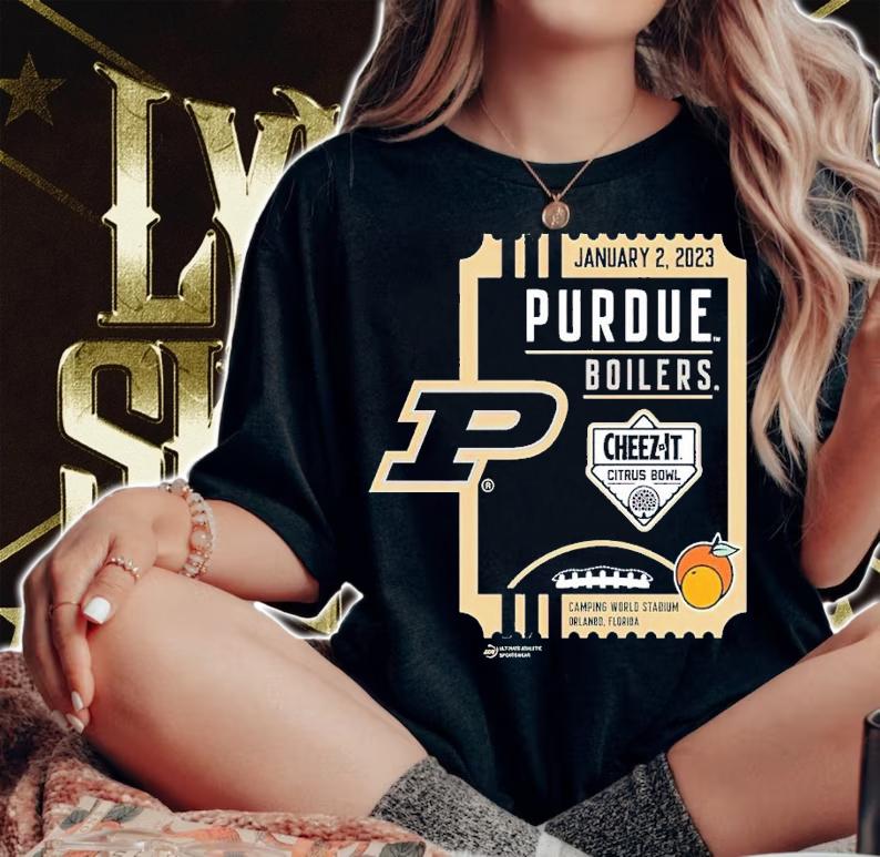 2023 Citrus Bowl Purdue Boilermakers Camping World Stadium shirt t-shirt woman shirt