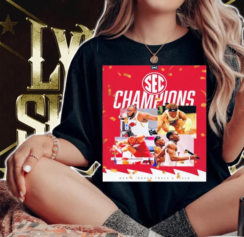 Arkansas Men's Indoor Track And Field SEC Champions 2023 Shirt t-shirt woman shirt