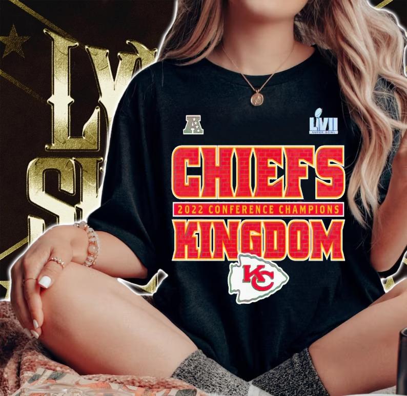 Chiefs Kingdom 2022 AFC Champions Kansas City Chiefs shirt t-shirt woman shirt