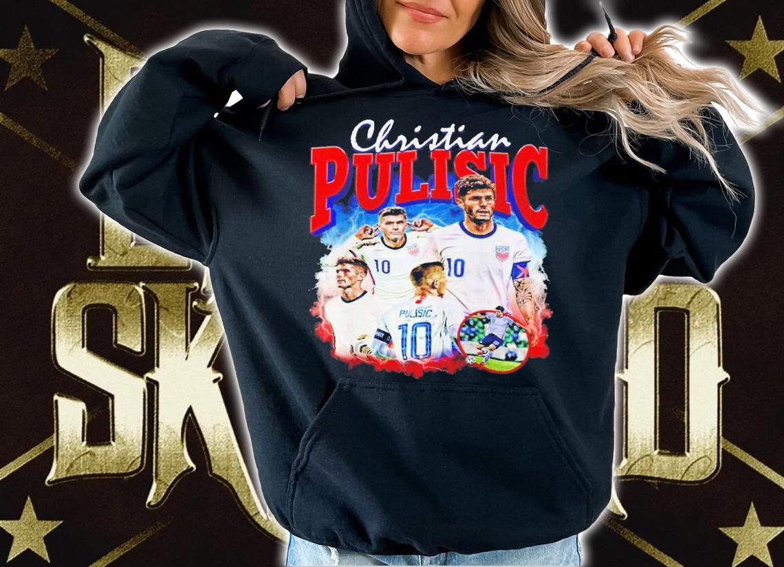 Christian Pulisic USA World Cup 2022 Qatar Football Shirt t-shirt hoodie