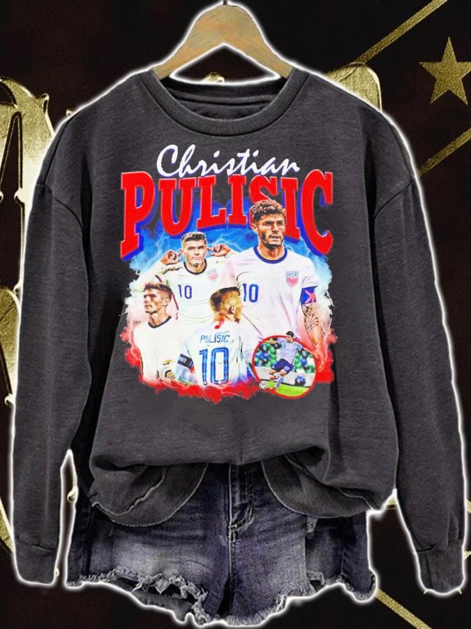 Christian Pulisic USA World Cup 2022 Qatar Football Shirt t-shirt sweatshirt