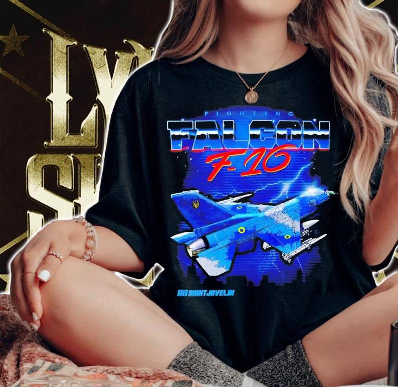 F-16 Falcon shirt t-shirt woman shirt