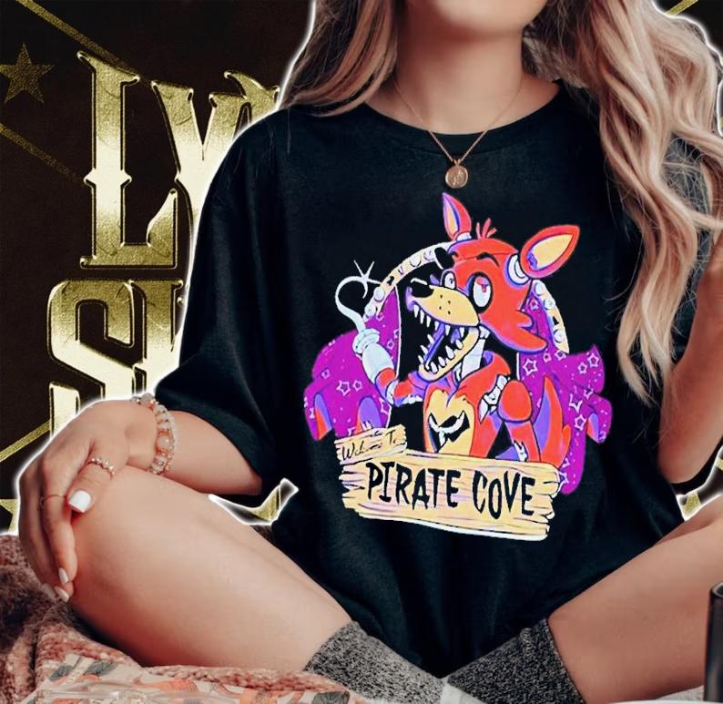 Five Nights At Freddys Pirate Cove shirt t-shirt woman shirt