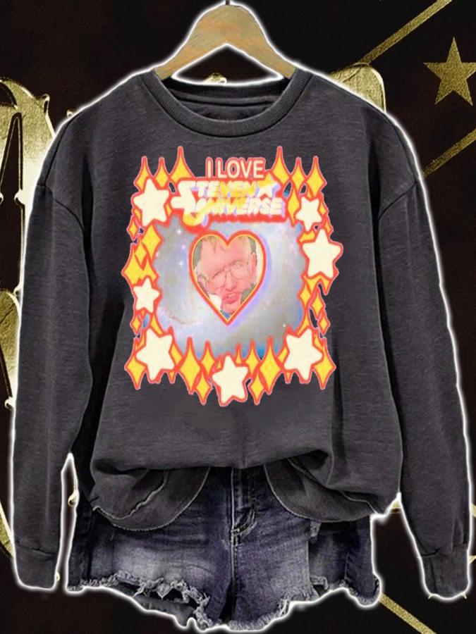 I love Steven Universe Stephen Hawking shirt t-shirt sweatshirt