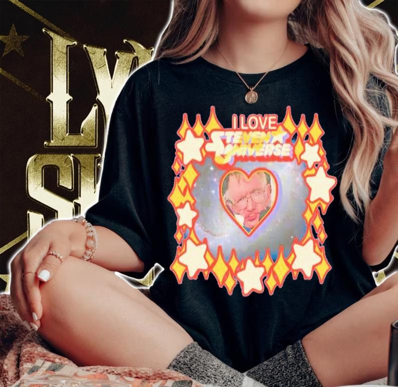 I love Steven Universe Stephen Hawking shirt t-shirt woman shirt