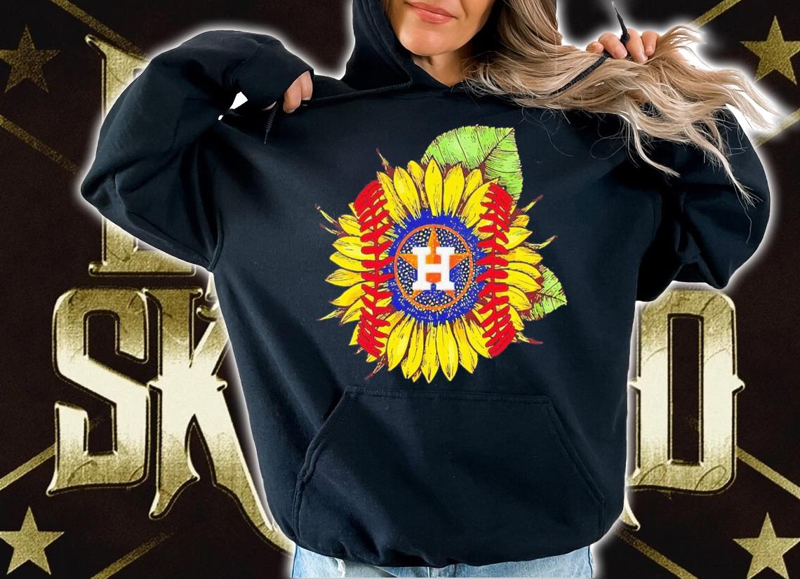 Houston Astros sunflower baseball shirt t-shirt hoodie