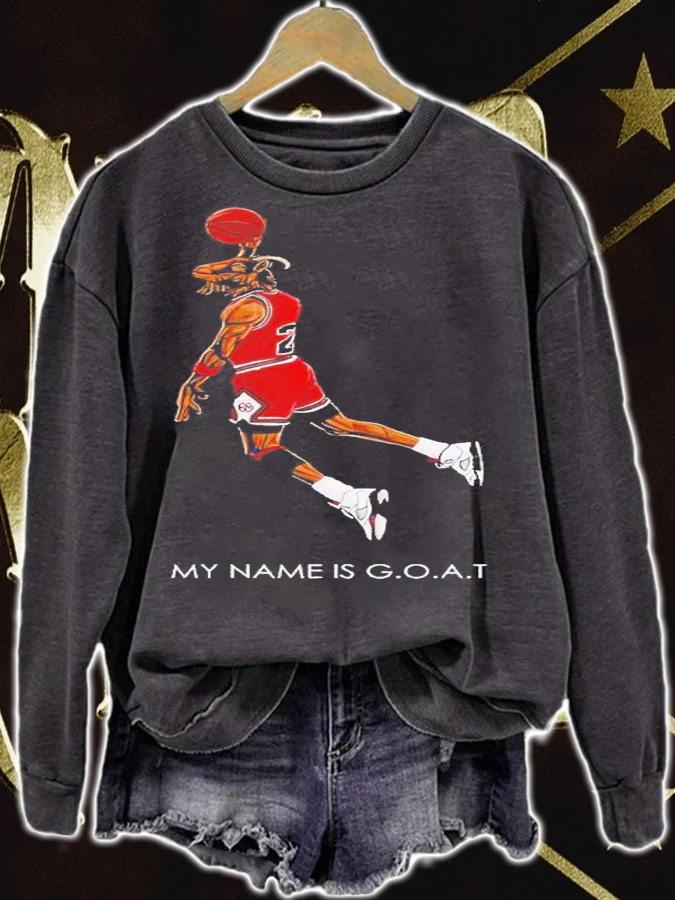 Michael Jordan my name is Goat shirt t-shirt sweatshirt