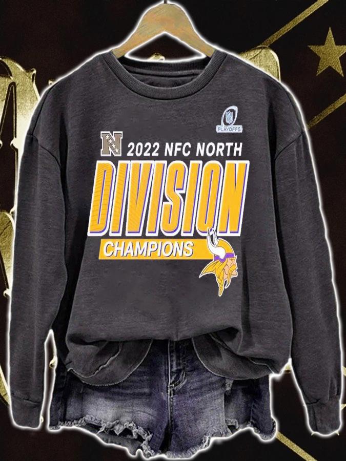 Minnesota Vikings 2022 NFC North Division Champions Divide & Conquer Shirt t-shirt sweatshirt