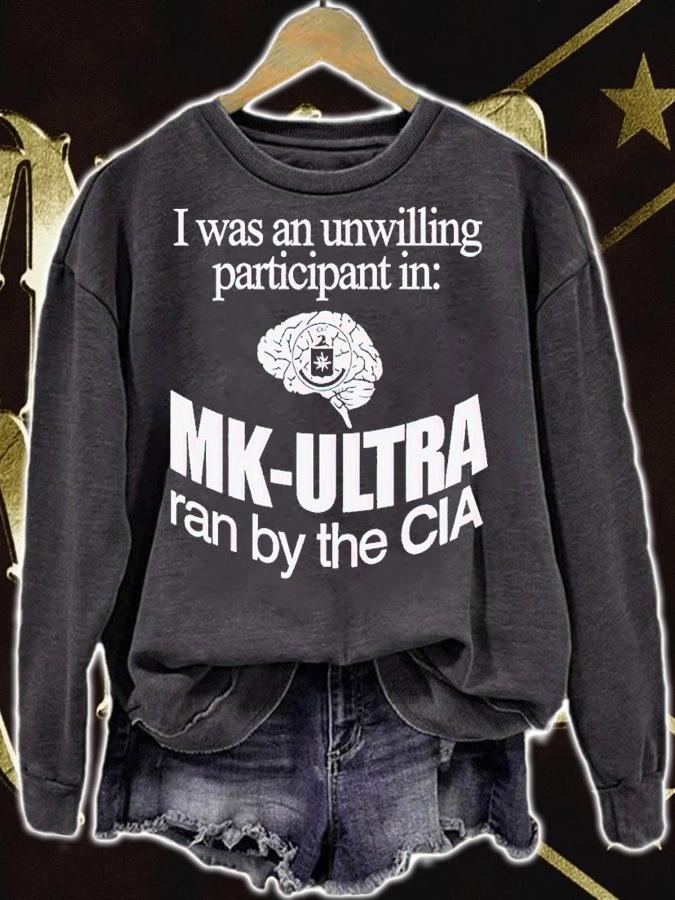 MK-ULTRA ran by the CIA shirt t-shirt sweatshirt
