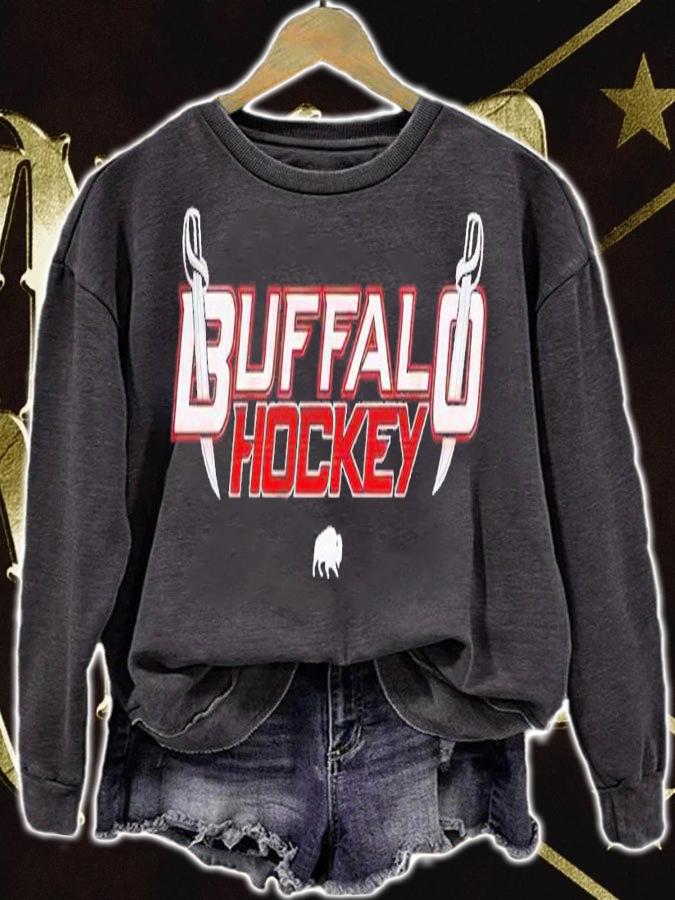 Retro Buffalo Hockey shirt t-shirt