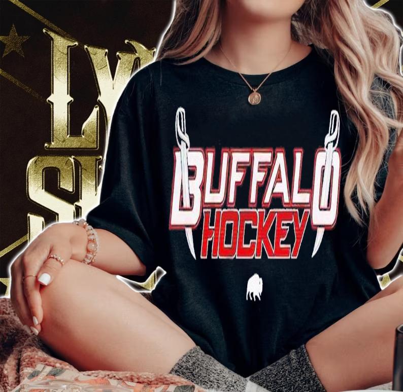 Retro Buffalo Hockey shirt t-shirt