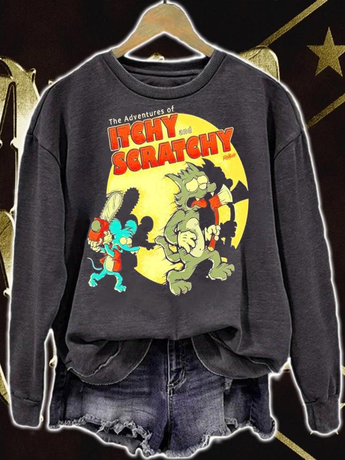 The Adventures of Itchy and Scratchy shirt t-shirt sweatshirt