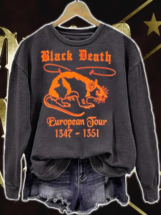 Black Death European Tour Shirt t-shirt sweatshirt