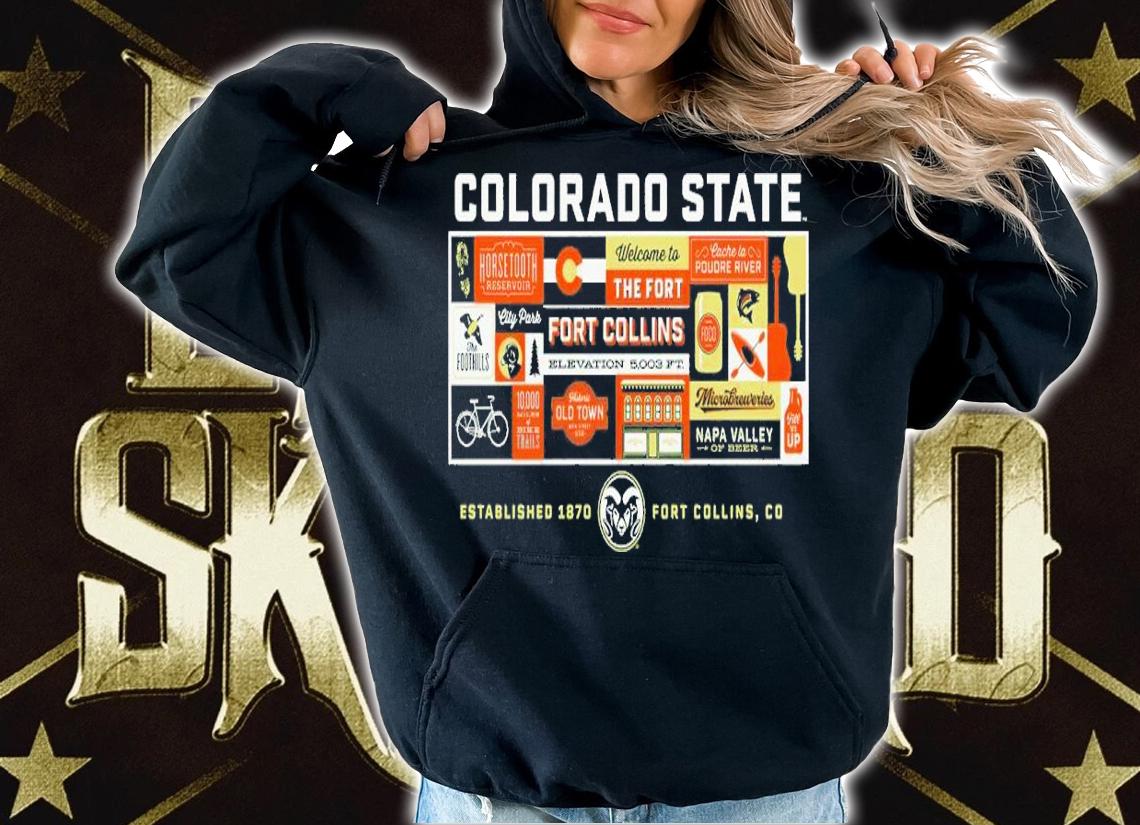 Colorado State Stadium Mural shirt t-shirt