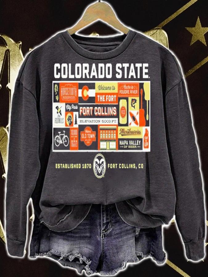 Colorado State Stadium Mural shirt t-shirt
