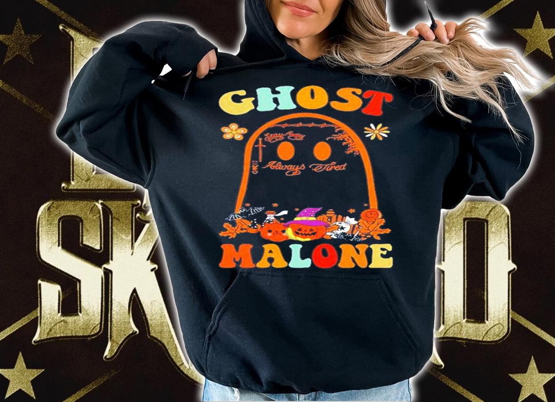 Ghost Malone Fall Season Halloween T-Shirt t-shirt
