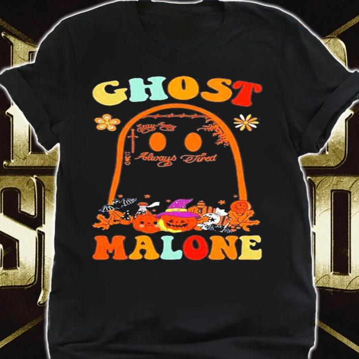 Ghost Malone Fall Season Halloween T-Shirt t-shirt