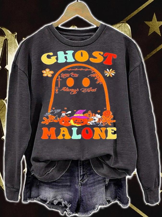 Ghost Malone Fall Season Halloween T-Shirt t-shirt