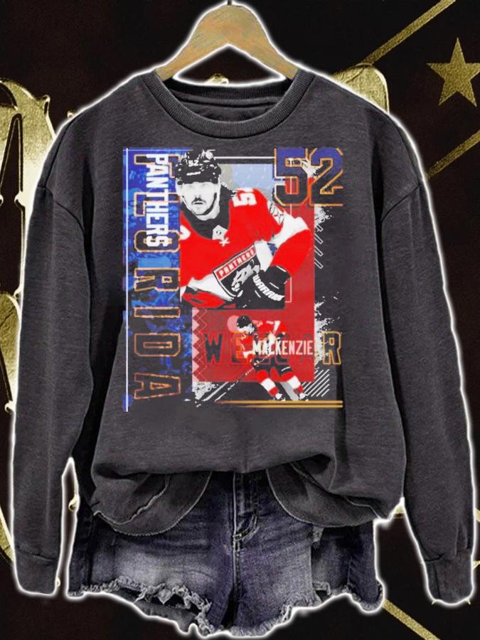 Mackenzie Weegar Hockey Paper Poster Panthers 2 T-Shirt t-shirt