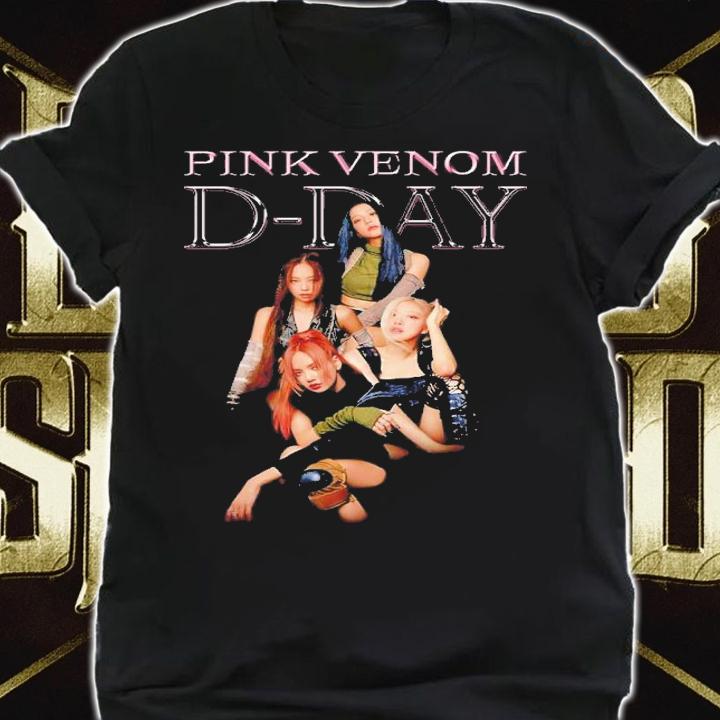 Black Pink D-DAY Poster Venom shirt t-shirt shirt