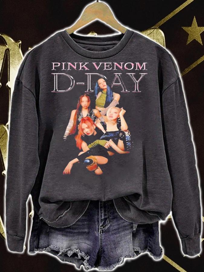 Black Pink D-DAY Poster Venom shirt t-shirt sweatshirt