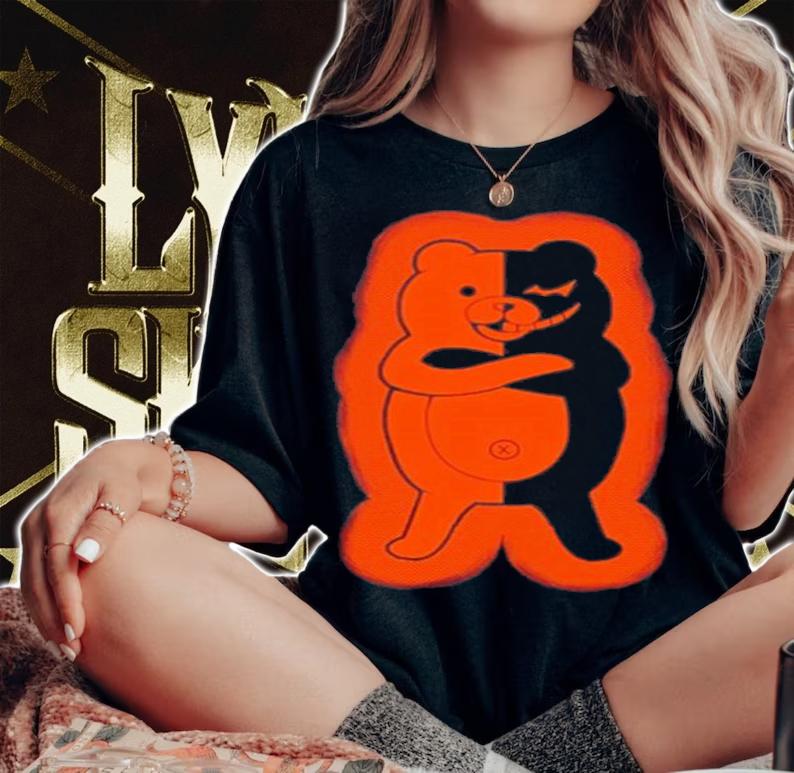 Brett Okamoto Monokuma Bear T-Shirt t-shirt woman shirt