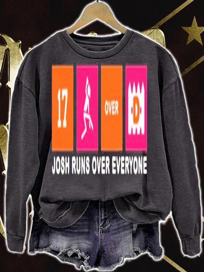 Buffalo Josh Runs Over Everyone shirt t-shirt