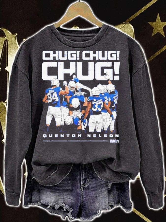 Chug Chug Chug Indianapolis Football Quenton Nelson Shirt t-shirt