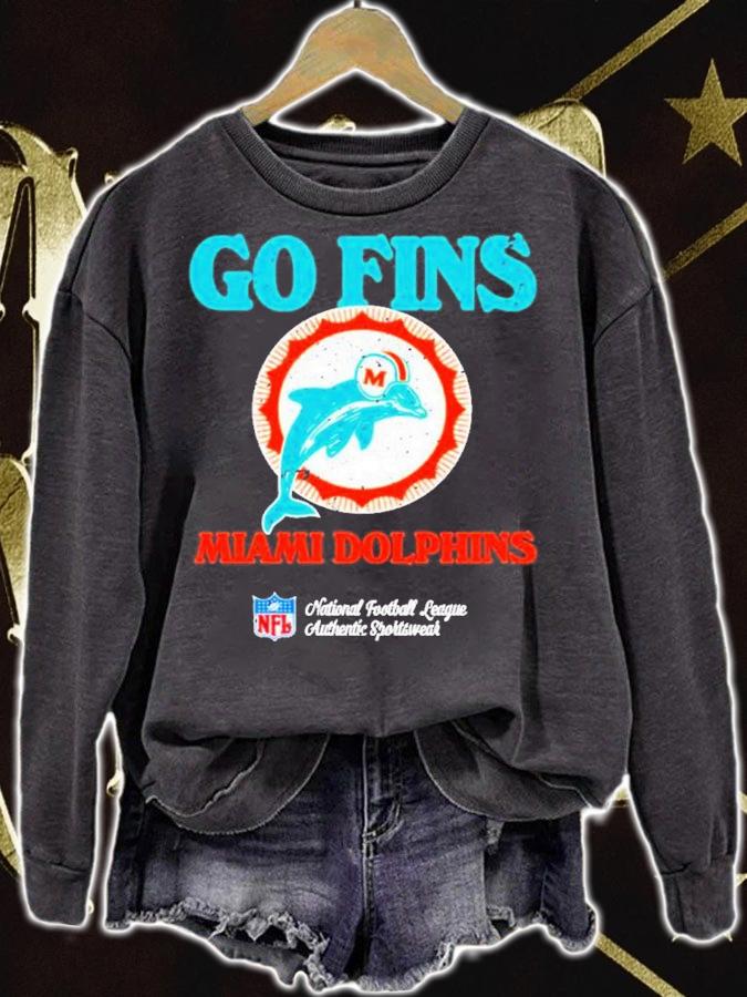 Miami Dolphins Go Fins NFL shirt t-shirt
