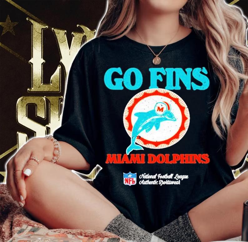 Miami Dolphins Go Fins NFL shirt t-shirt