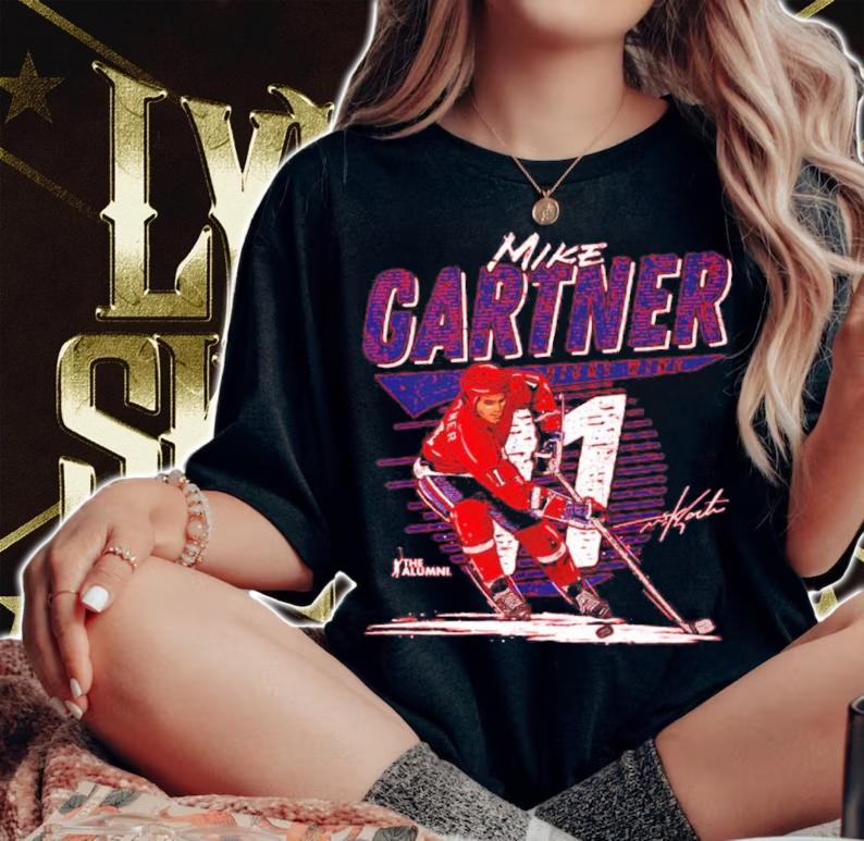 Mike Gartner Washington Comet Hockey Signature Shirt t-shirt