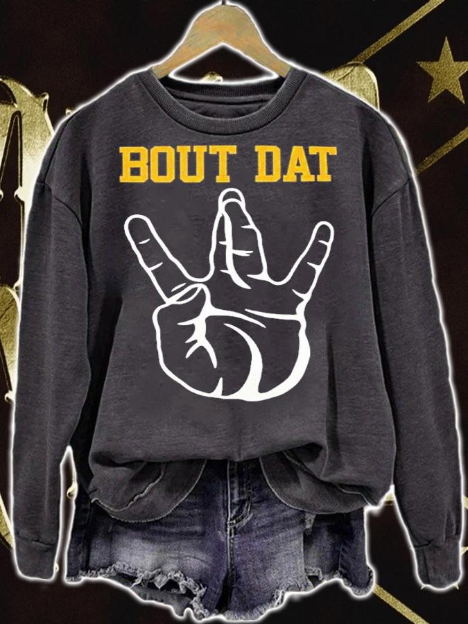 Nader Mirfiq Bout Dat New Orleans Saints Shirt t-shirt