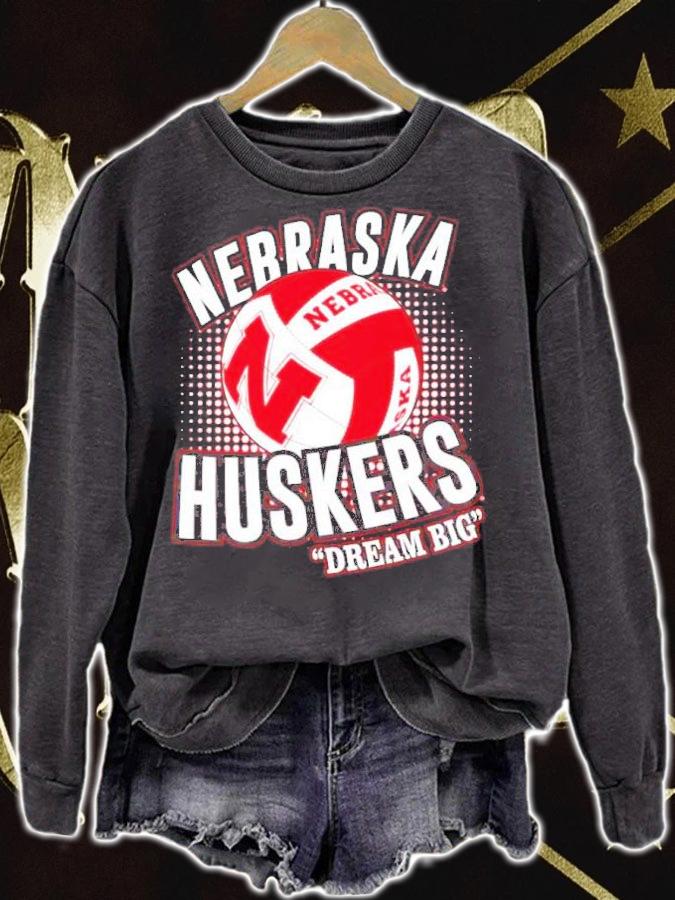 Nebraska Huskies Volleyball Dream Big Shirt t-shirt sweatshirt