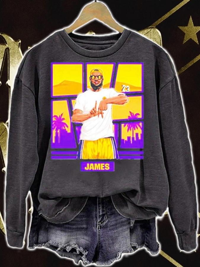 Lakers' Lebron James NBA Vintage Shirt t-shirt sweatshirt