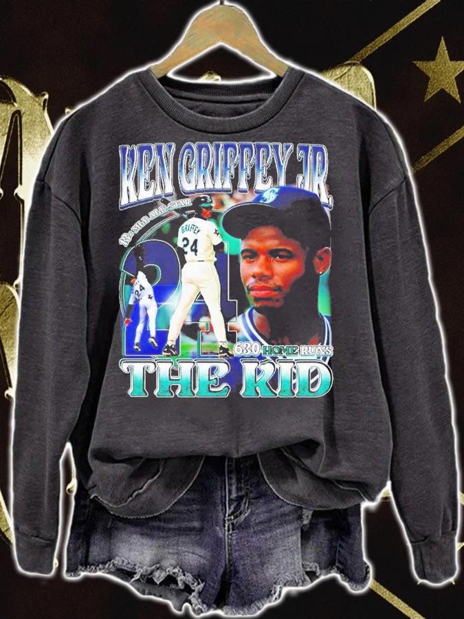 Legend Ken Griffey Jr Baseball 90s Bootleg Style T-Shirt t-shirt sweatshirt