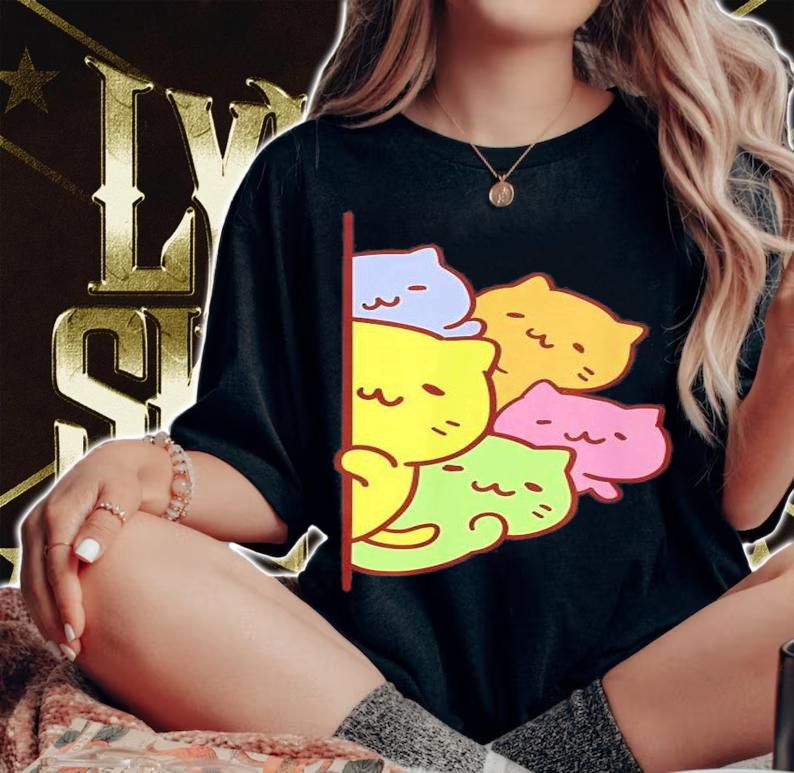 Mitchiri Neko What T-Shirt t-shirt woman shirt