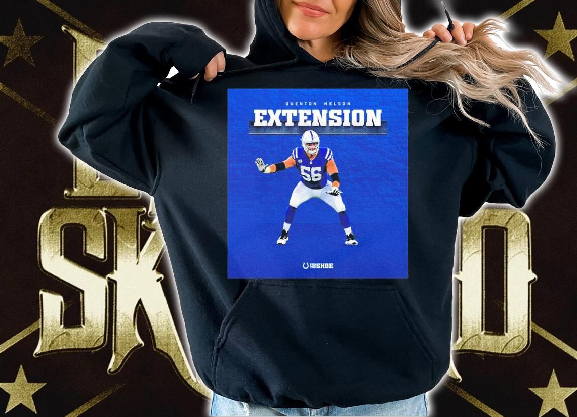 Quenton Nelson Indianapolis Colts Extension For The Shoe Shirt t-shirt