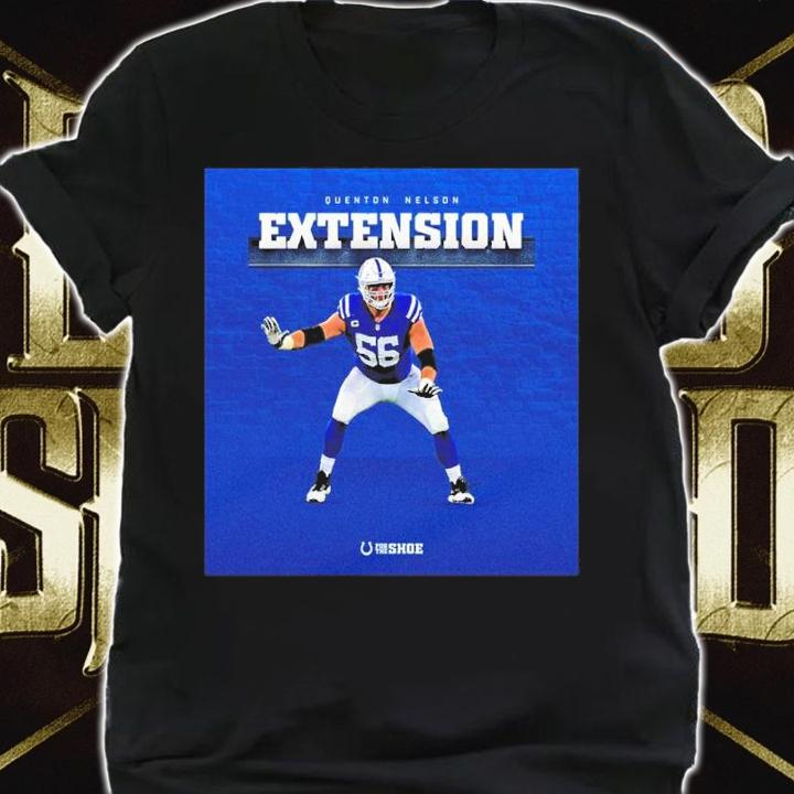 Quenton Nelson Indianapolis Colts Extension For The Shoe Shirt t-shirt