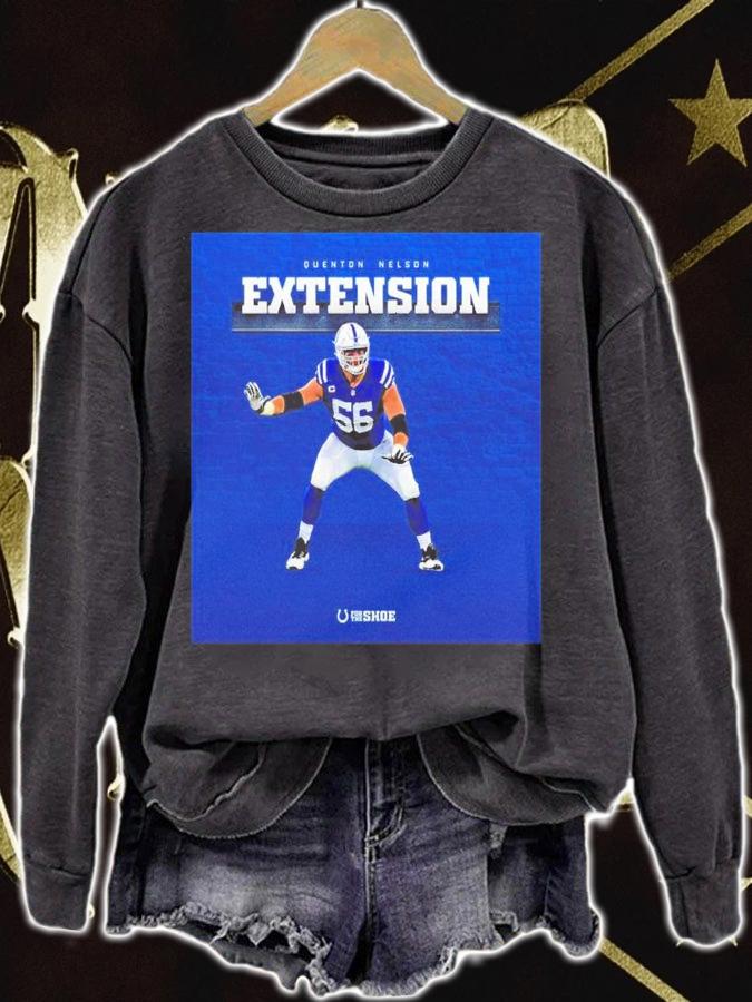 Quenton Nelson Indianapolis Colts Extension For The Shoe Shirt t-shirt