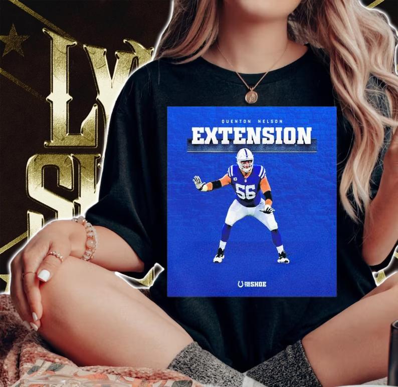 Quenton Nelson Indianapolis Colts Extension For The Shoe Shirt t-shirt