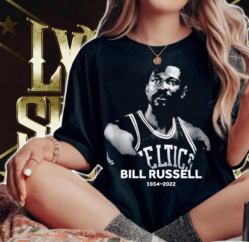 Rip Bill Russell 1934 2022 Men's T-shirt t-shirt